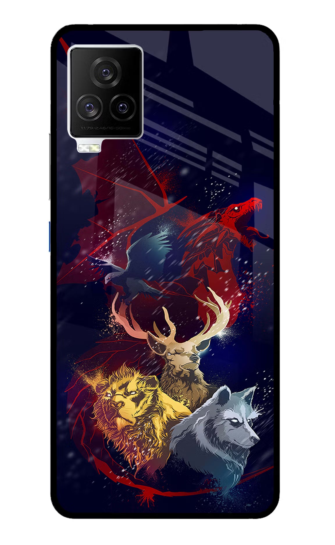 Game Of Thrones iQOO 7 Legend 5G Glass Case Back Cover by Casekaro
