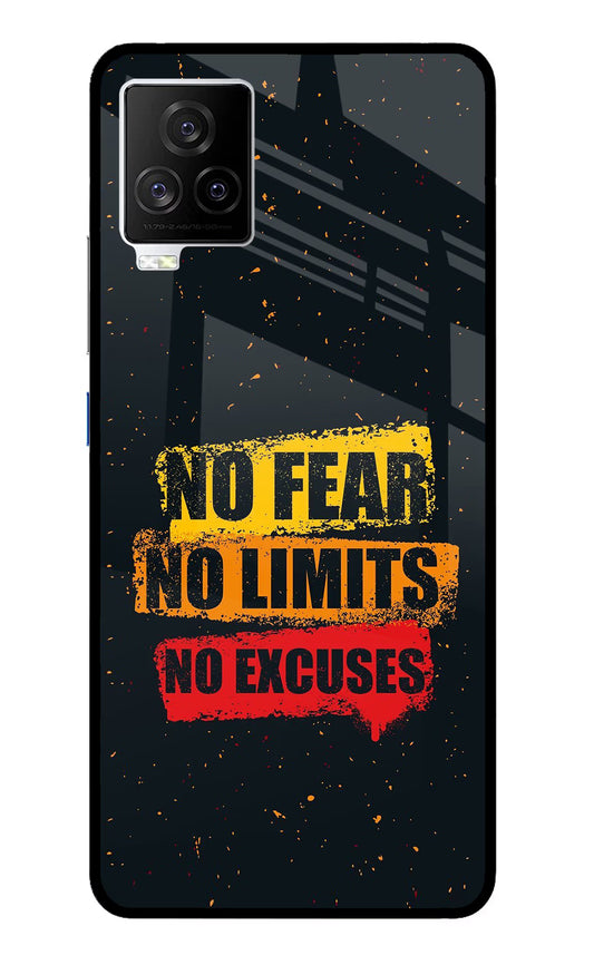 No Fear No Limits No Excuse iQOO 7 Legend 5G Glass Case
