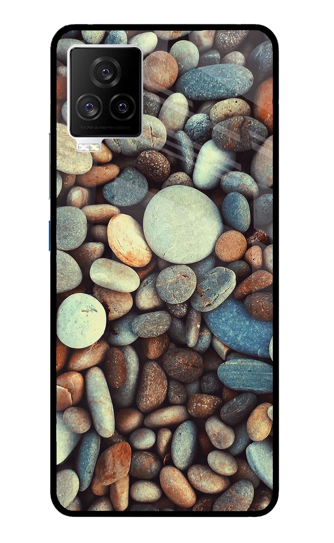 Pebble iQOO 7 Legend 5G Glass Case Back Cover by Casekaro
