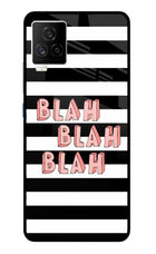 Blah Blah Blah iQOO 7 Legend 5G Glass Case