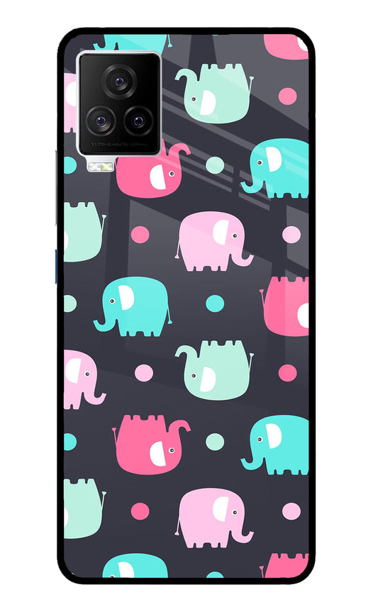 Elephants iQOO 7 Legend 5G Glass Case