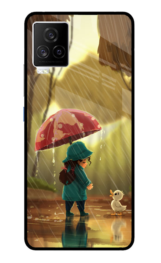 Rainy Day iQOO 7 Legend 5G Glass Case