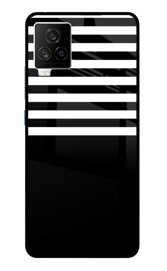 Black and White Print iQOO 7 Legend 5G Glass Case