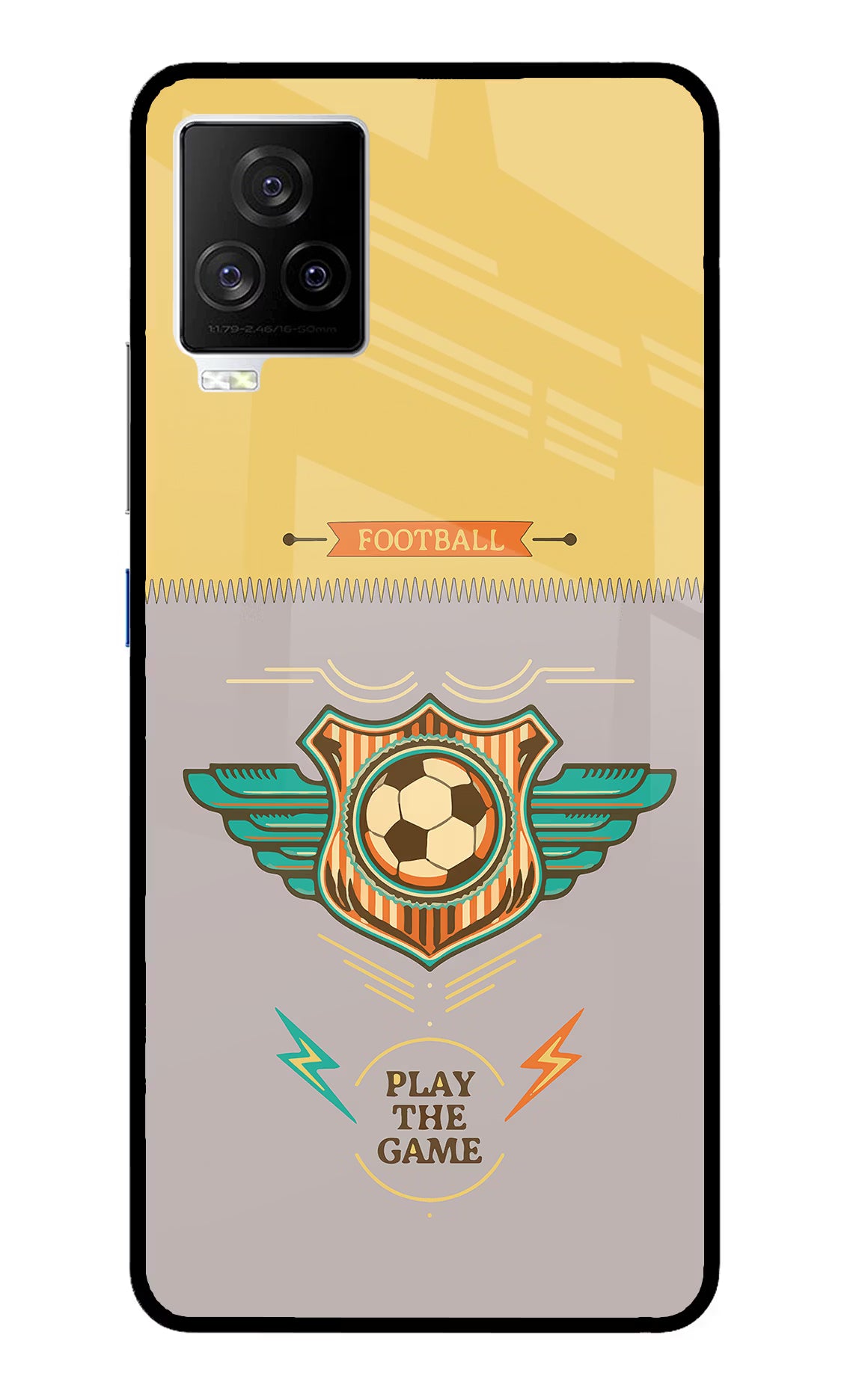 Football iQOO 7 Legend 5G Glass Case
