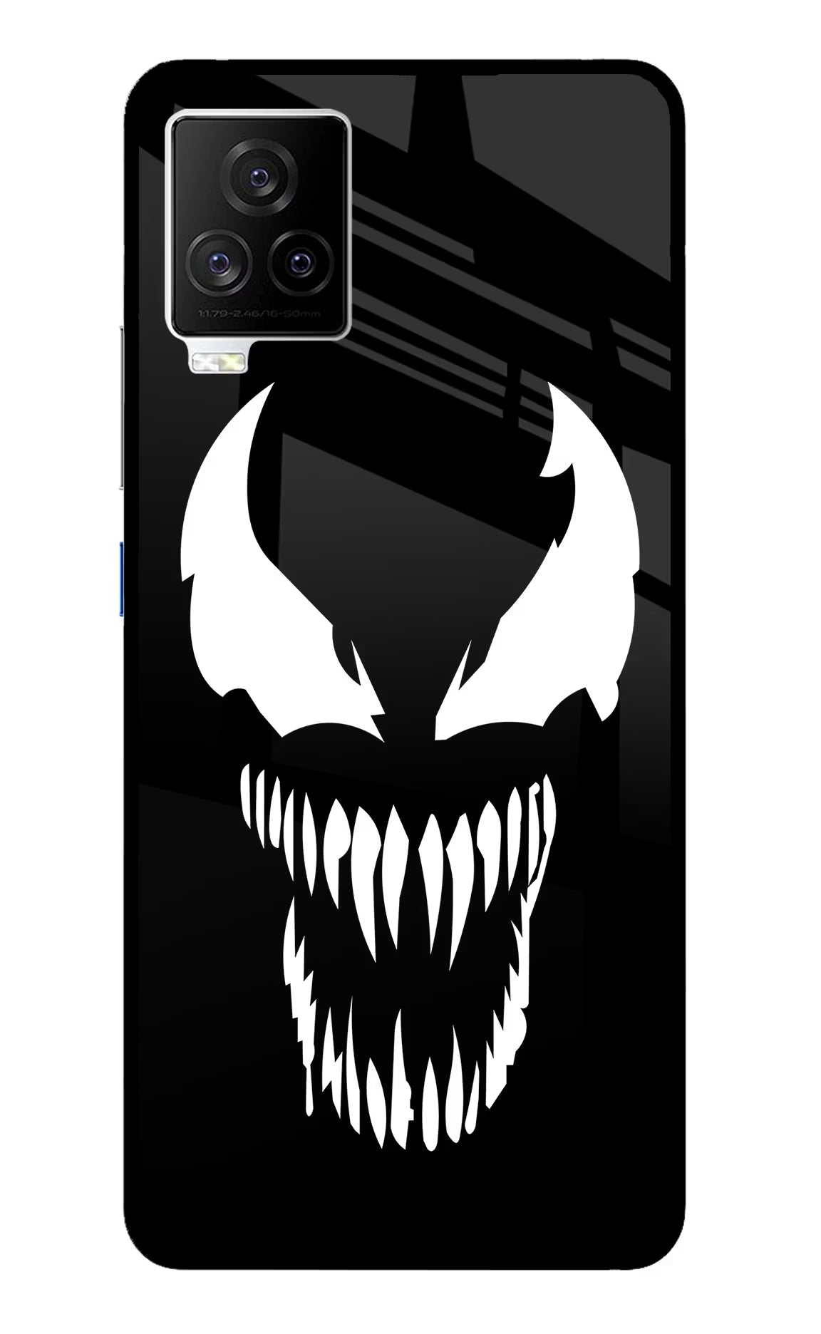 Venom iQOO 7 Legend 5G Glass Case Back Cover by Casekaro
