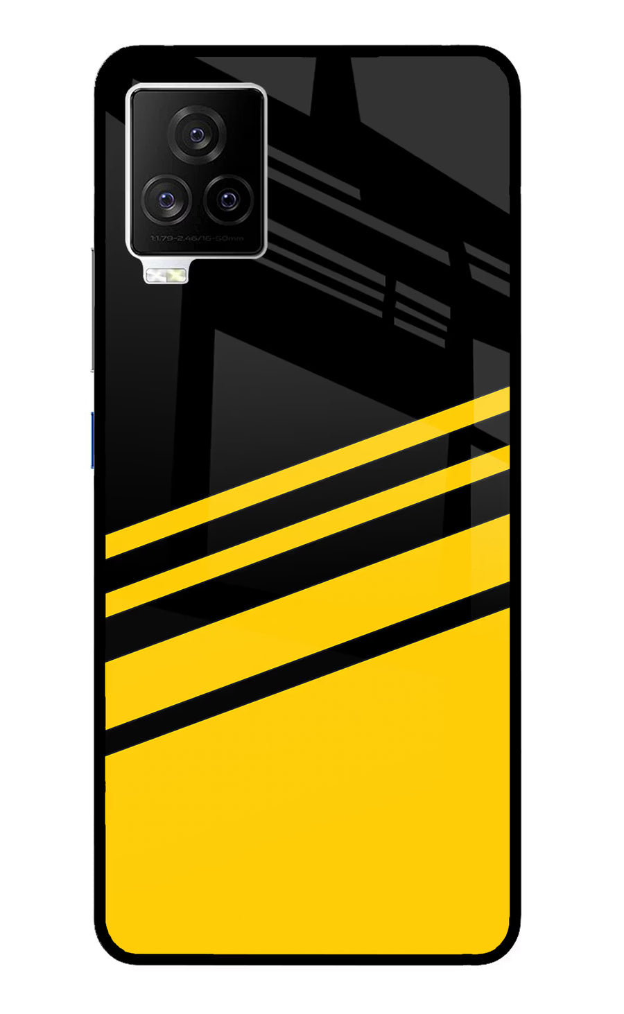 Yellow Shades iQOO 7 Legend 5G Back Cover, Glass case
