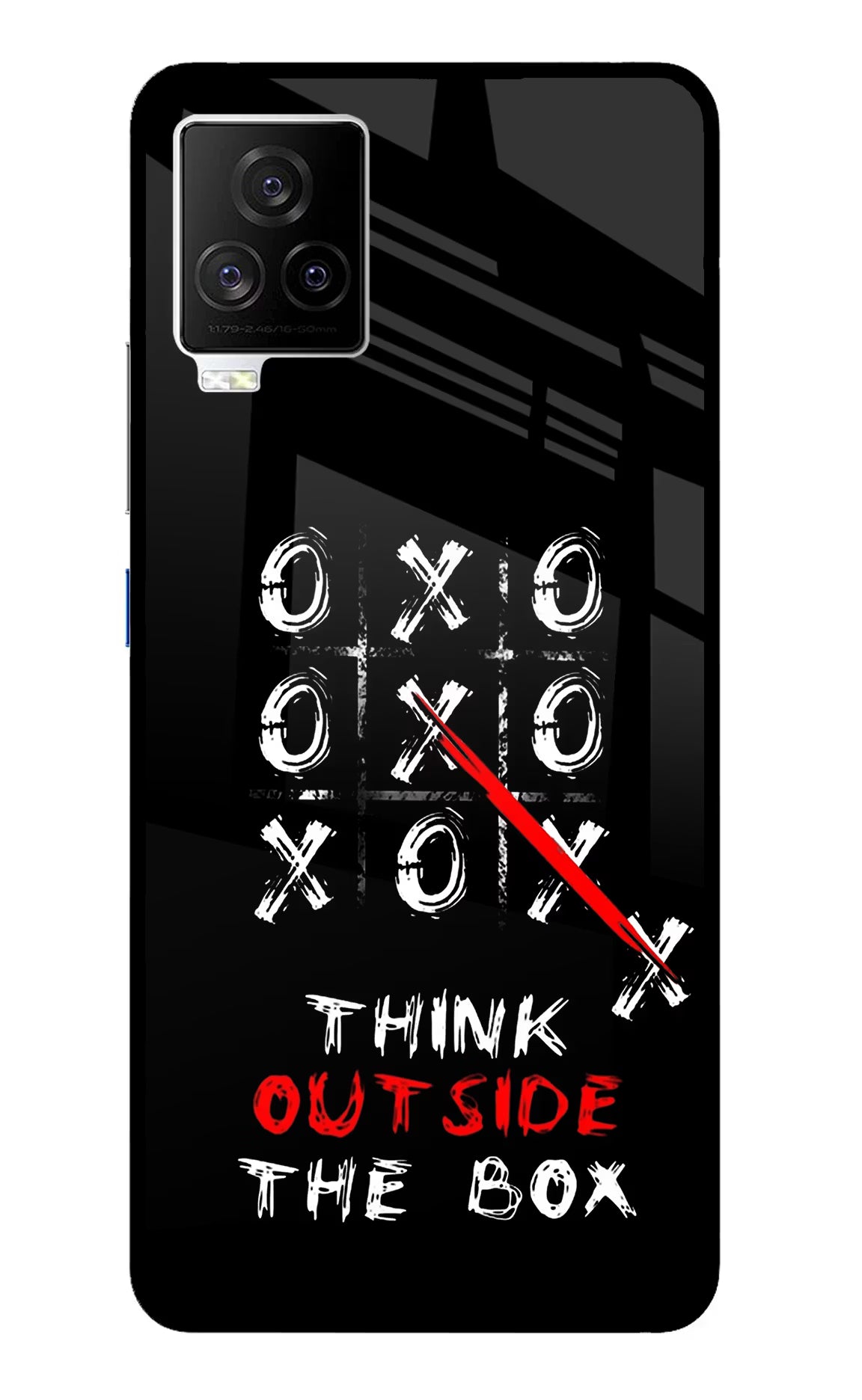 Think out of the BOX iQOO 7 Legend 5G Glass Case Back Cover by Casekaro