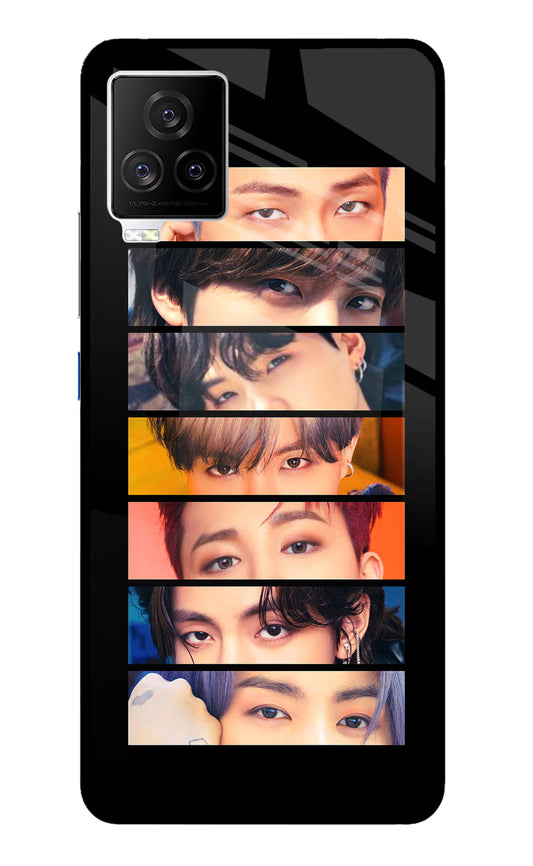 BTS Eyes iQOO 7 Legend 5G Glass Case