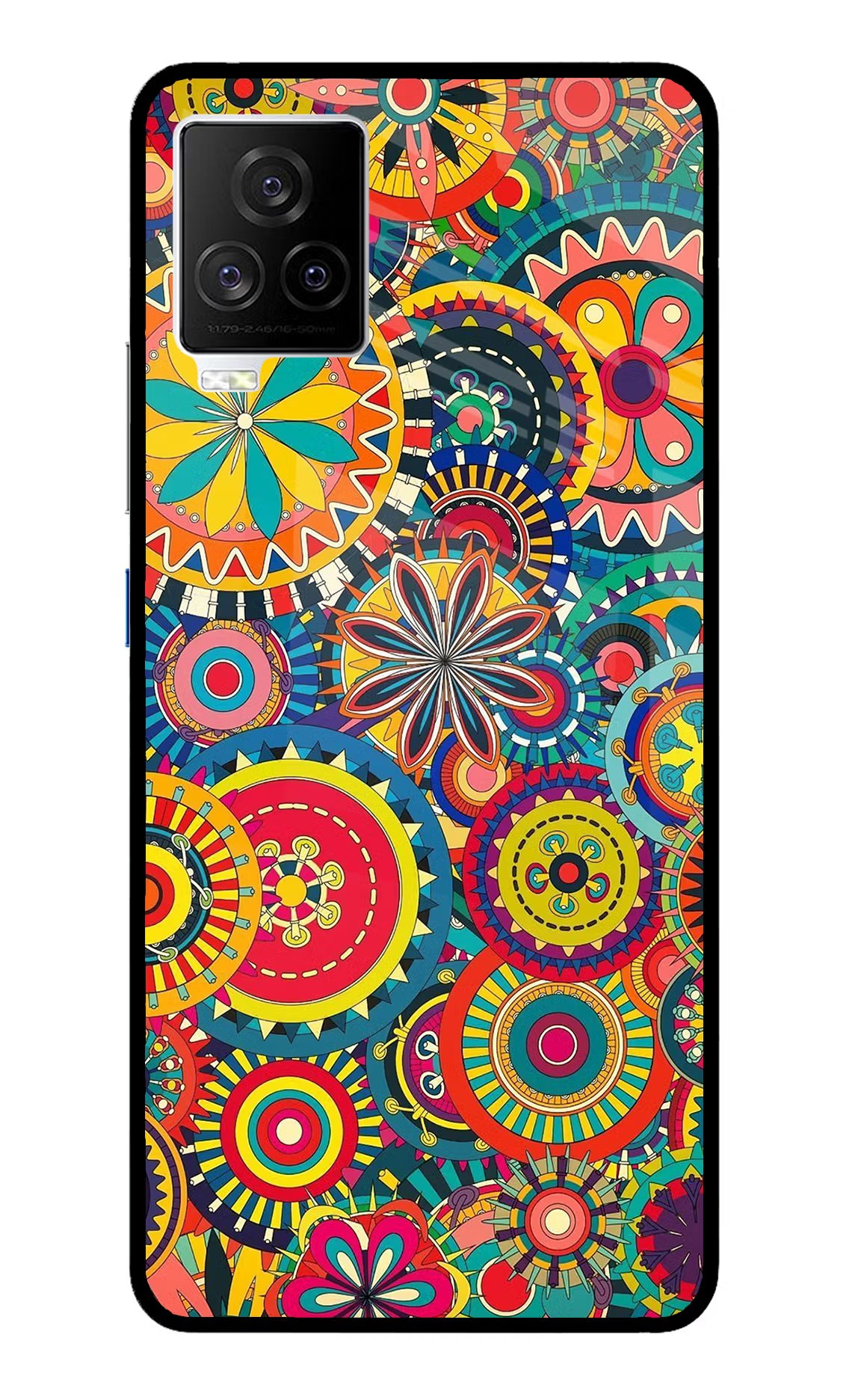 Gol Gol Art iQOO 7 Legend 5G Glass Case Back Cover by Casekaro