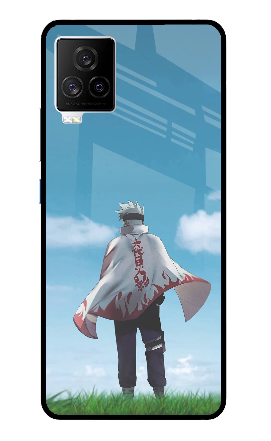 Kakashi iQOO 7 Legend 5G Glass Case Back Cover by Casekaro