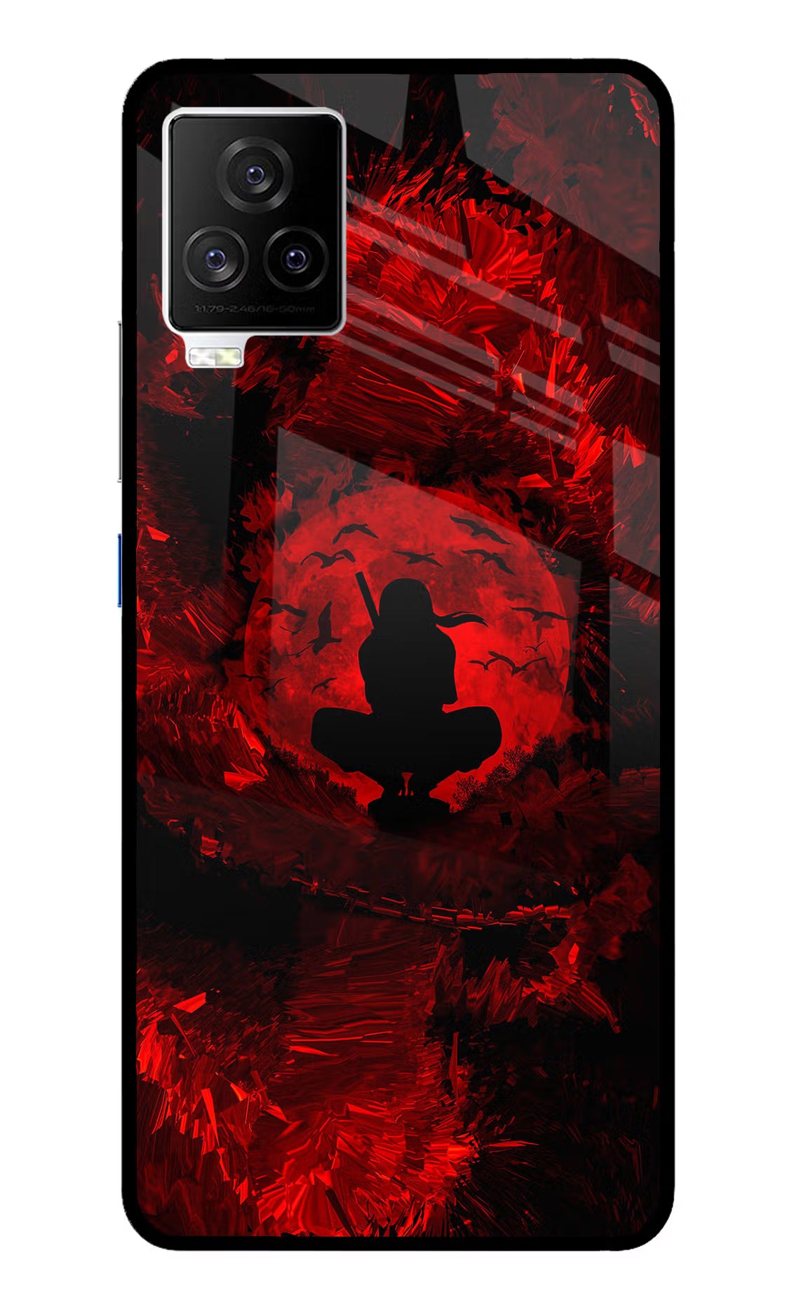 Itachi Uchiha iQOO 7 Legend 5G Glass Case Back Cover by Casekaro