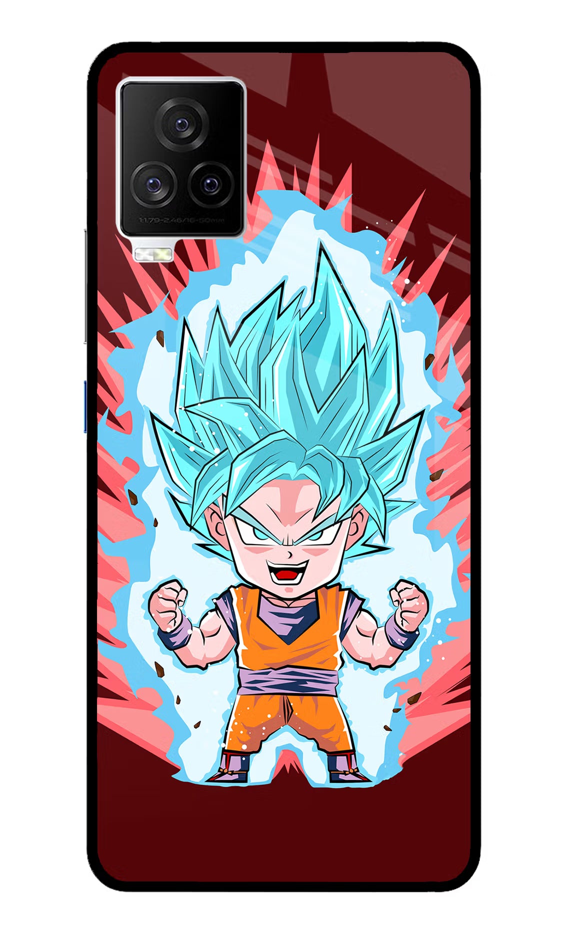 Goku Little iQOO 7 Legend 5G Glass Case Back Cover by Casekaro