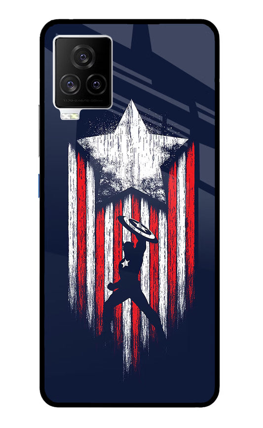 Captain America Marvel Art iQOO 7 Legend 5G Glass Case