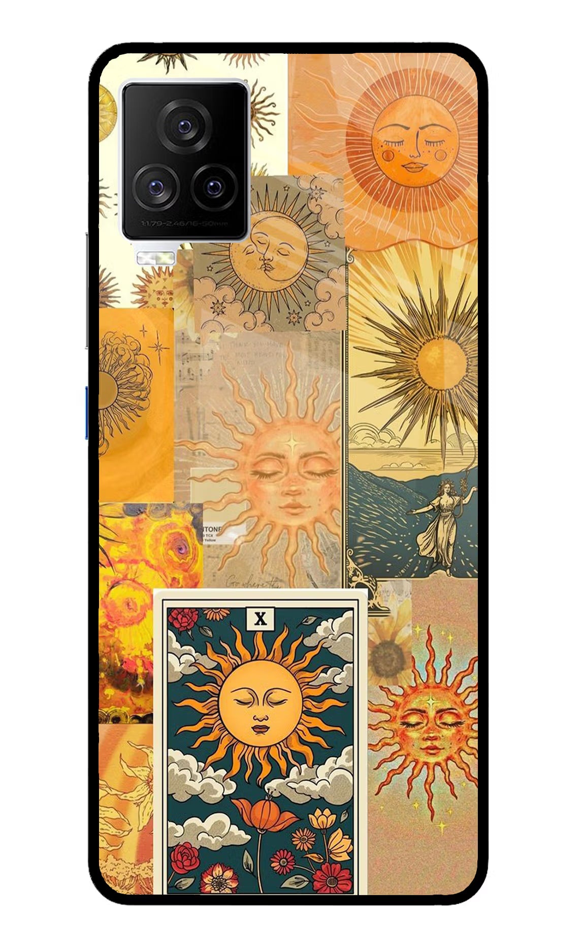 Sun iQOO 7 Legend 5G Glass Case Back Cover by Casekaro