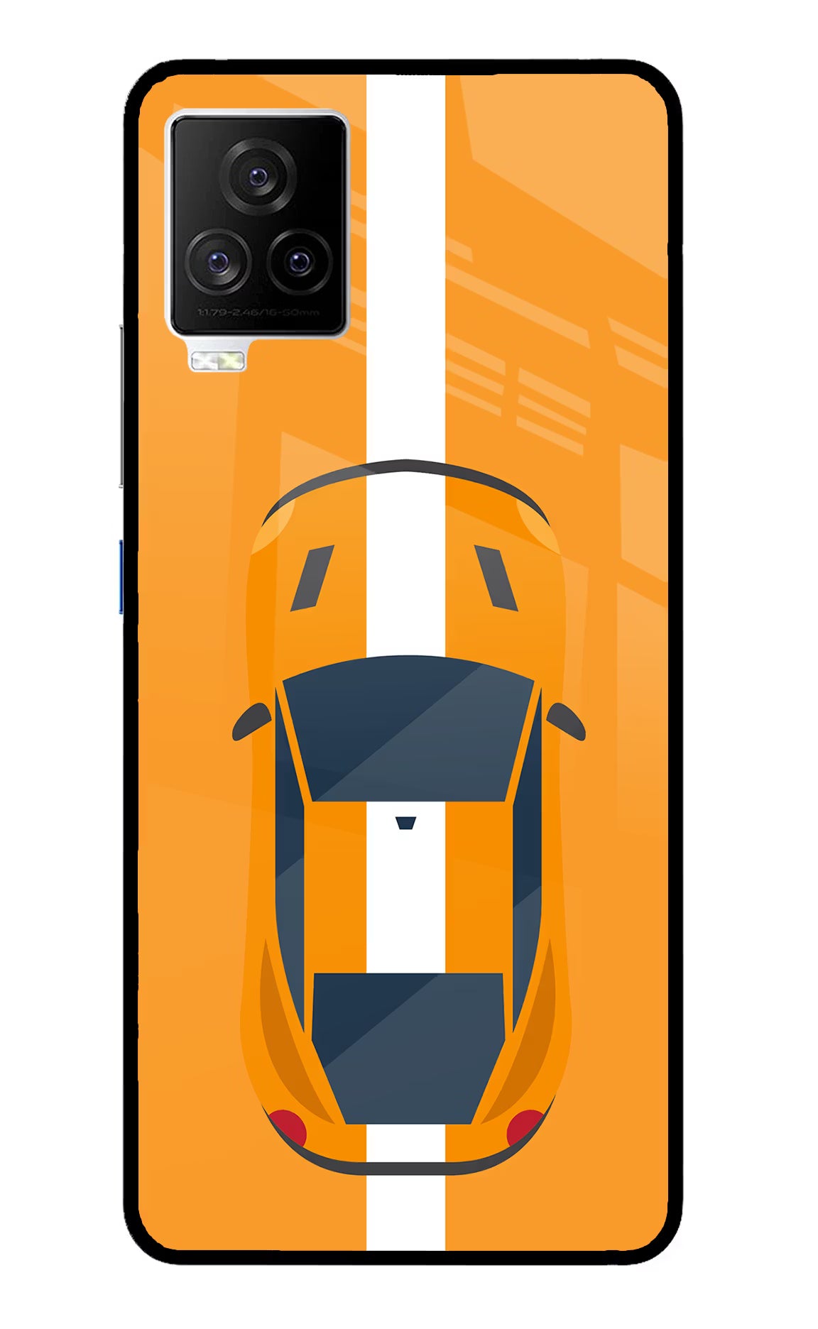 Highway Pursuit iQOO 7 Legend 5G Glass Case Back Cover by Casekaro