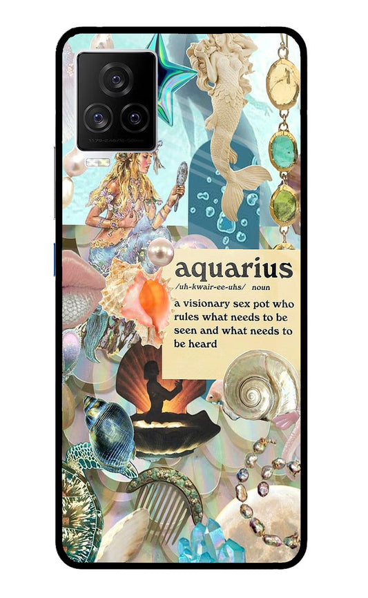 Aquarius Zodiac iQOO 7 Legend 5G Glass Case