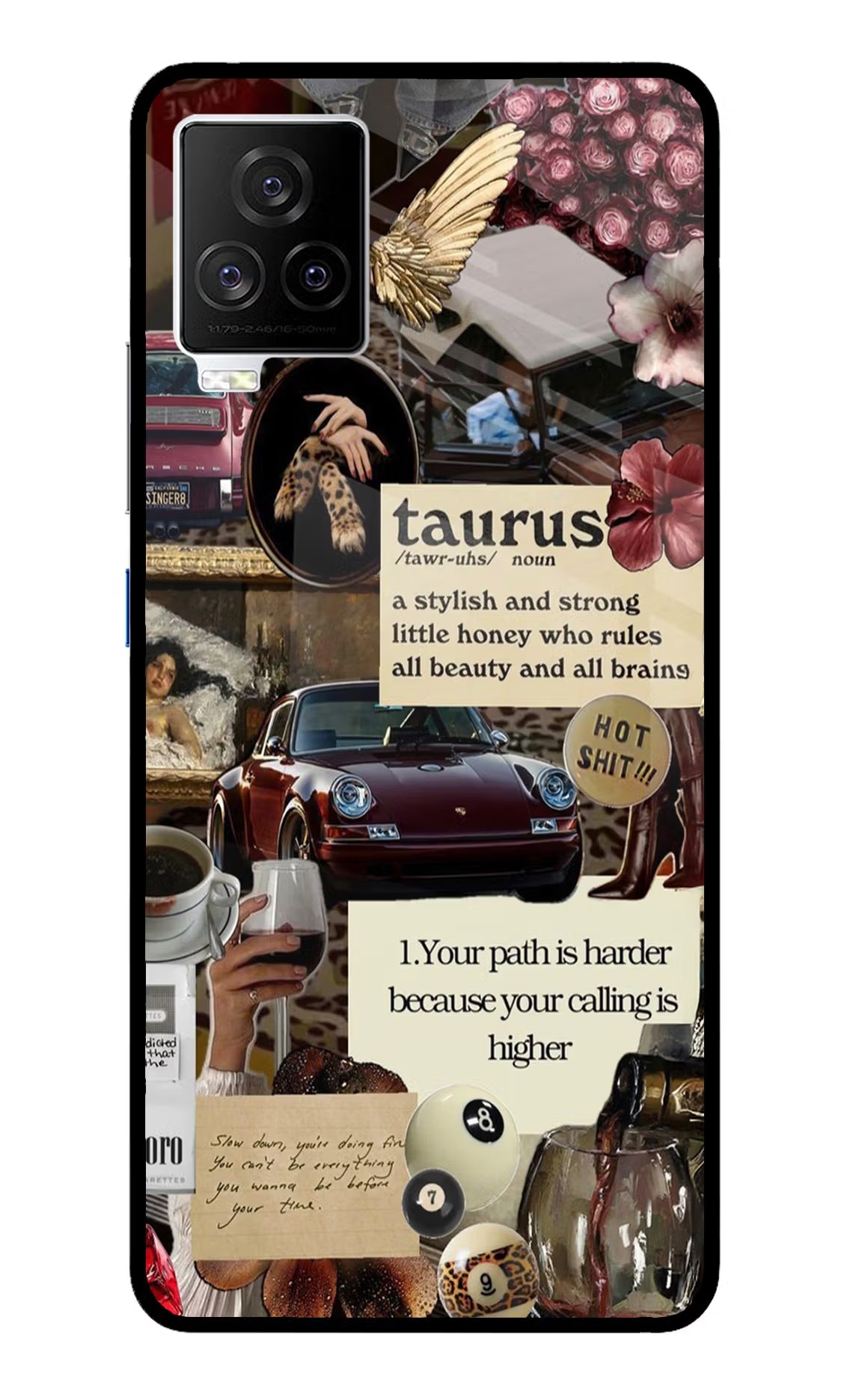 Taurus Zodiac iQOO 7 Legend 5G Glass Case