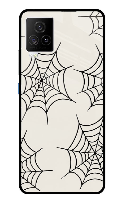 Spider Web iQOO 7 Legend 5G Glass Case