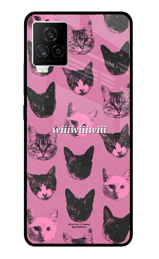 Pink Cats iQOO 7 Legend 5G Glass Case
