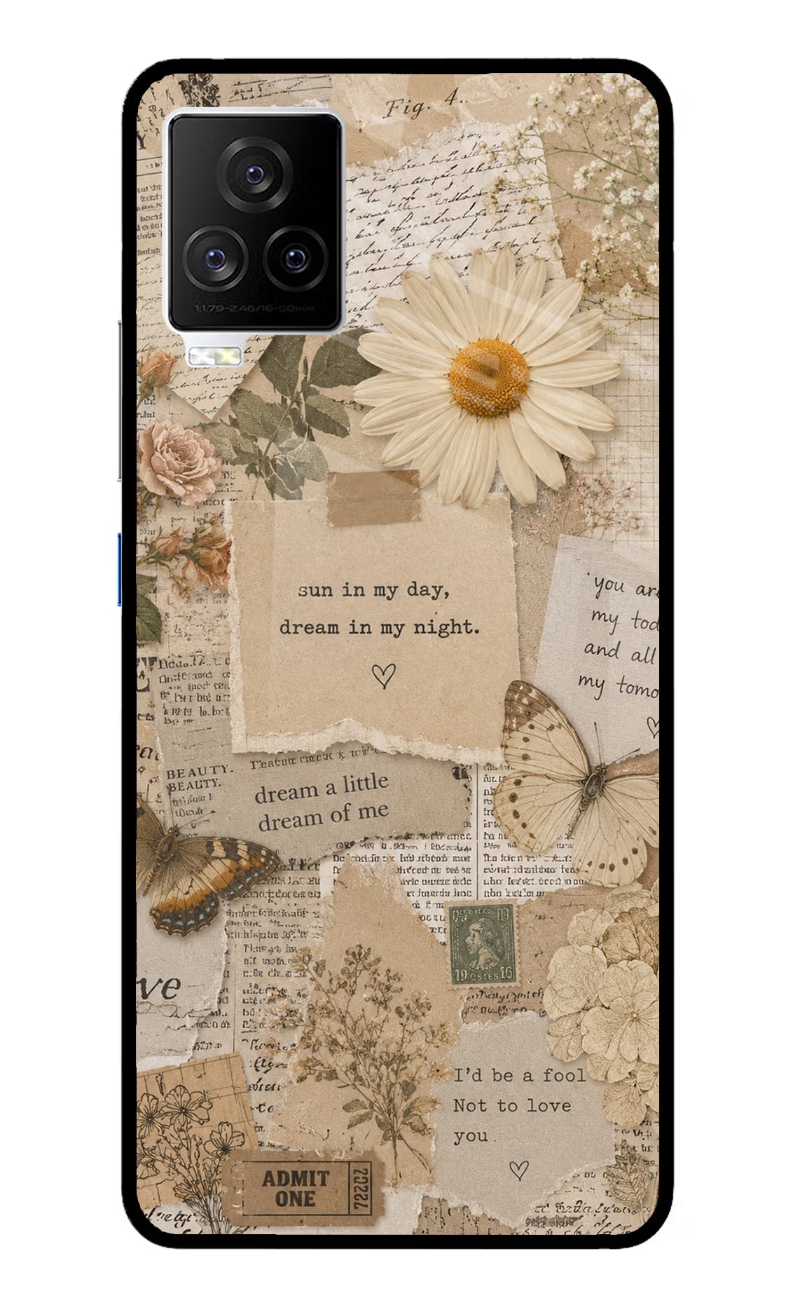 Vintage case iQOO 7 Legend 5G Glass Case