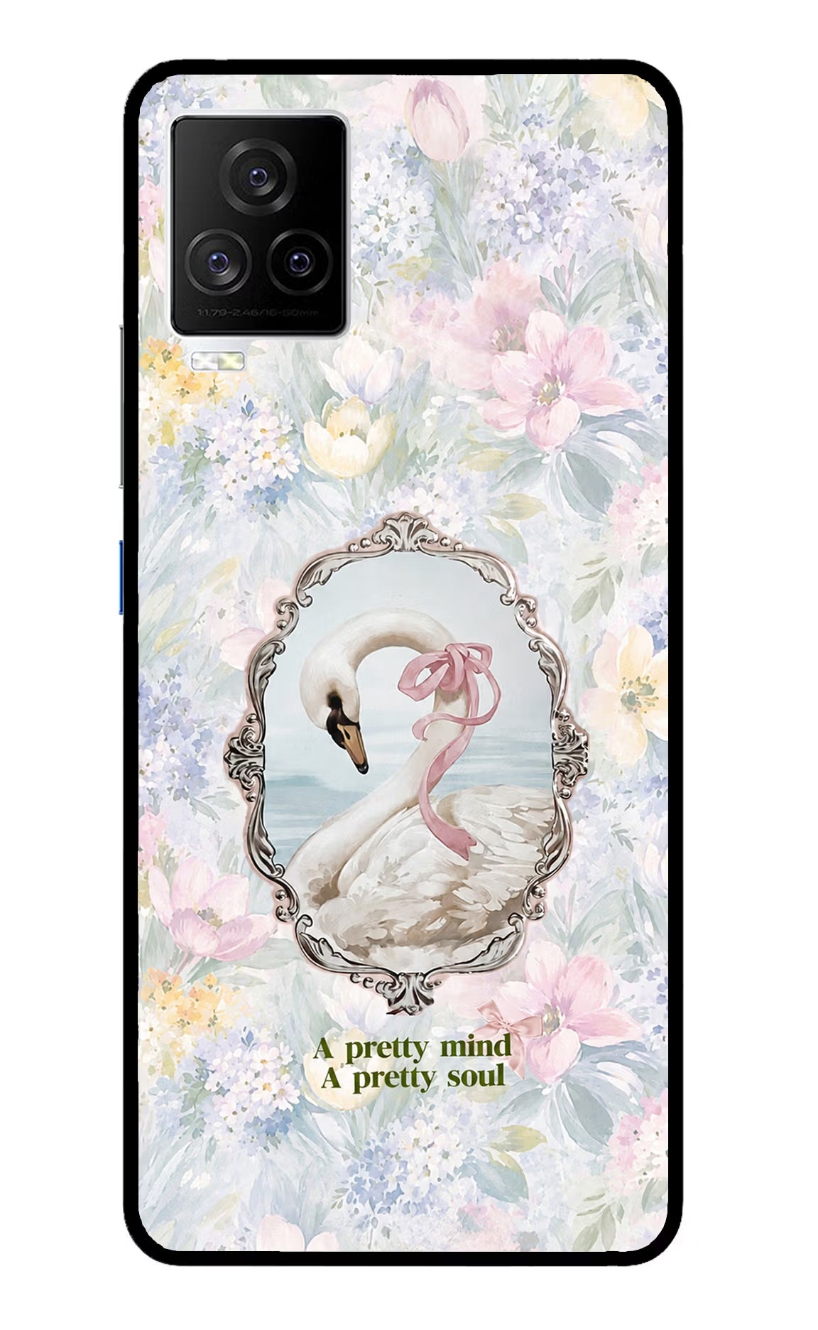 Pretty Mind Pretty Soul iQOO 7 Legend 5G Glass Case Back Cover by Casekaro