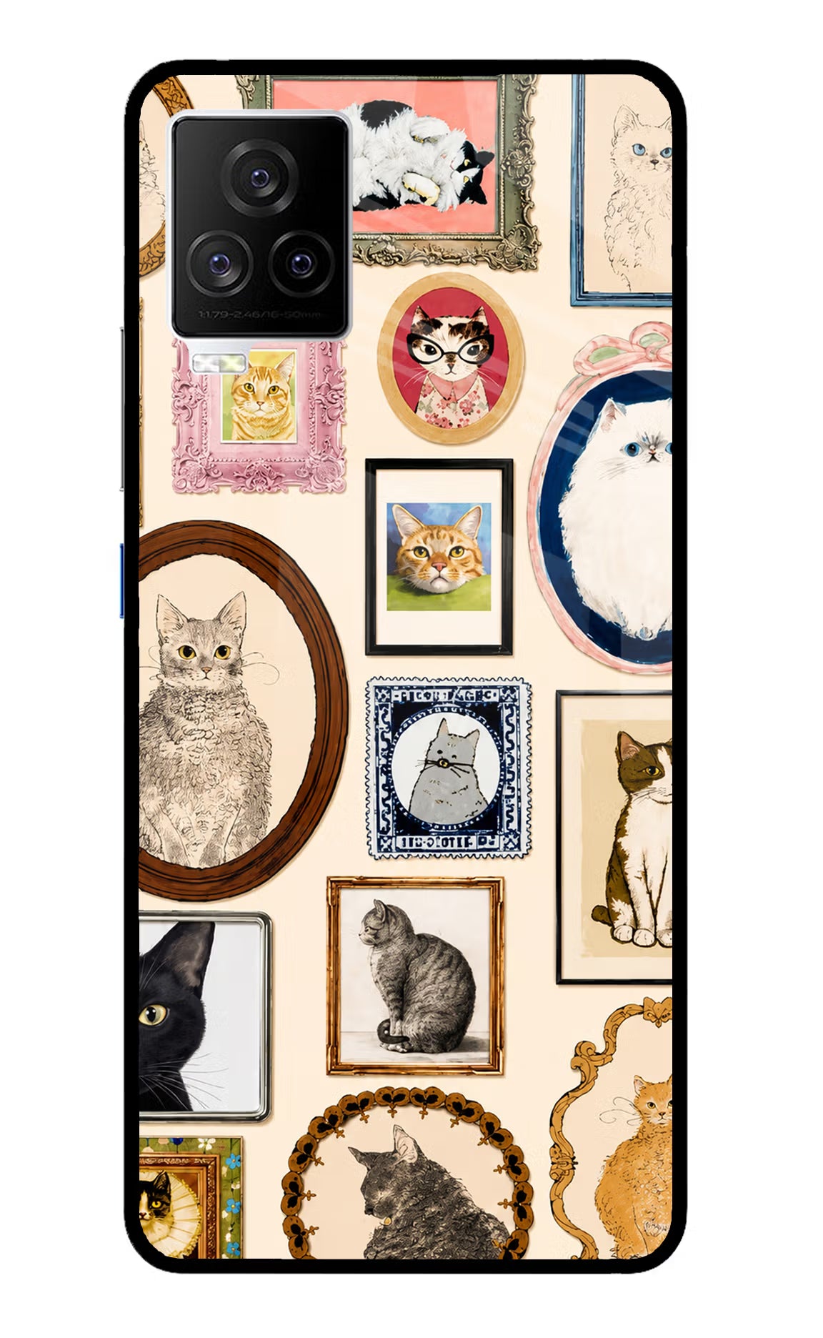 Mirror Cats iQOO 7 Legend 5G Glass Case