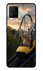 Rollercoaster Dog iQOO 7 Legend 5G Glass Case