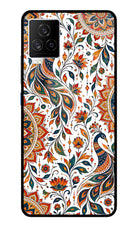 White Mayura iQOO 7 Legend 5G Glass Case