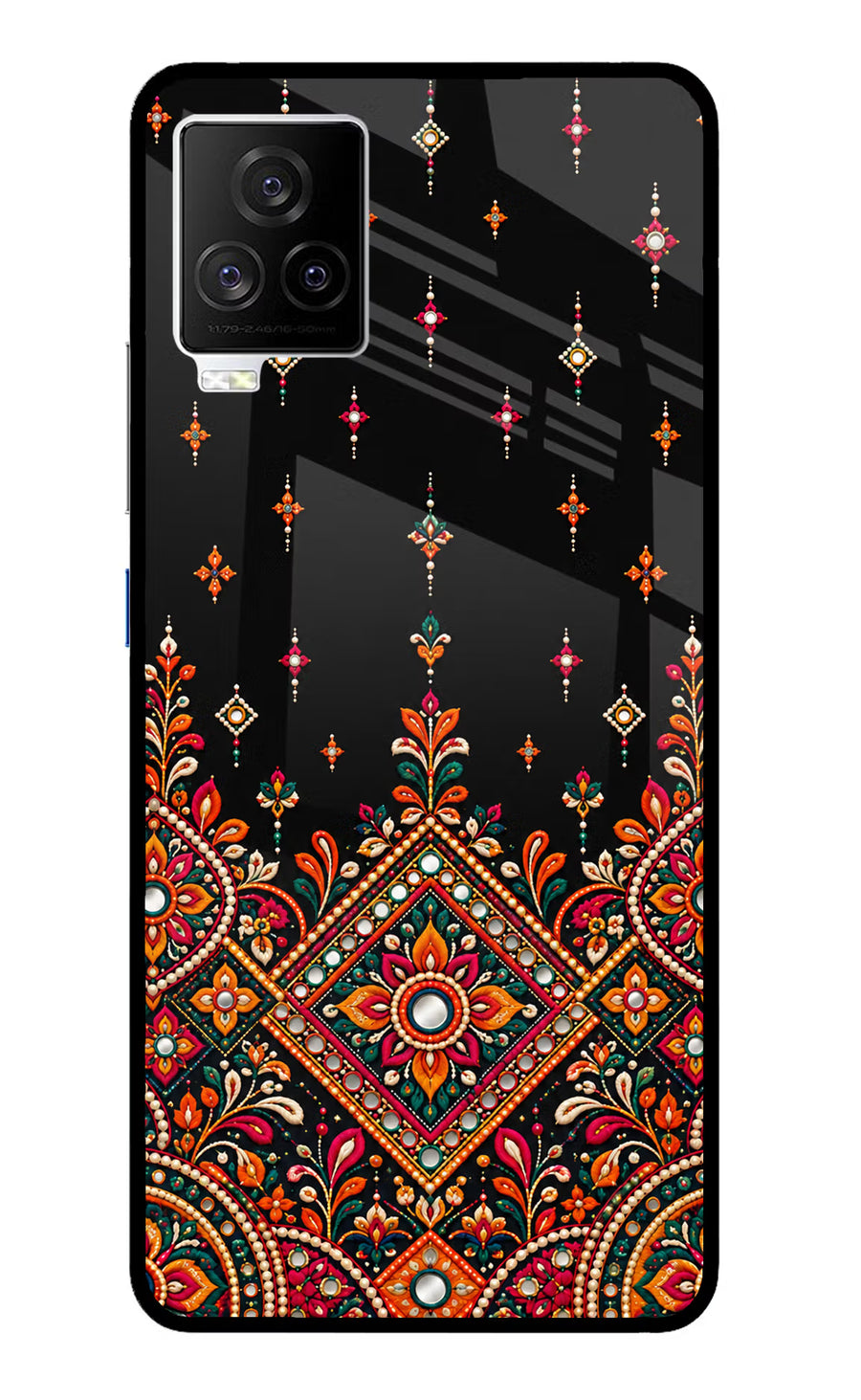 Noir Mehfil iQOO 7 Legend 5G Back Cover, Glass case