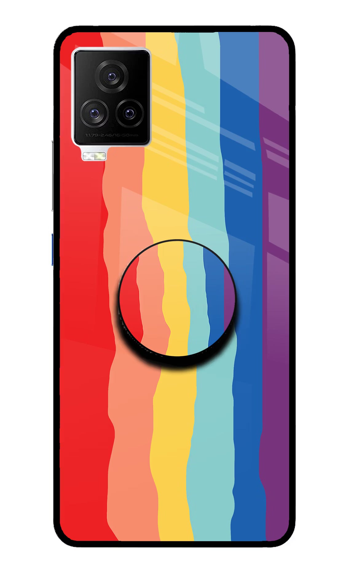 Rainbow iQOO 7 Legend 5G Pop Case by Casekaro