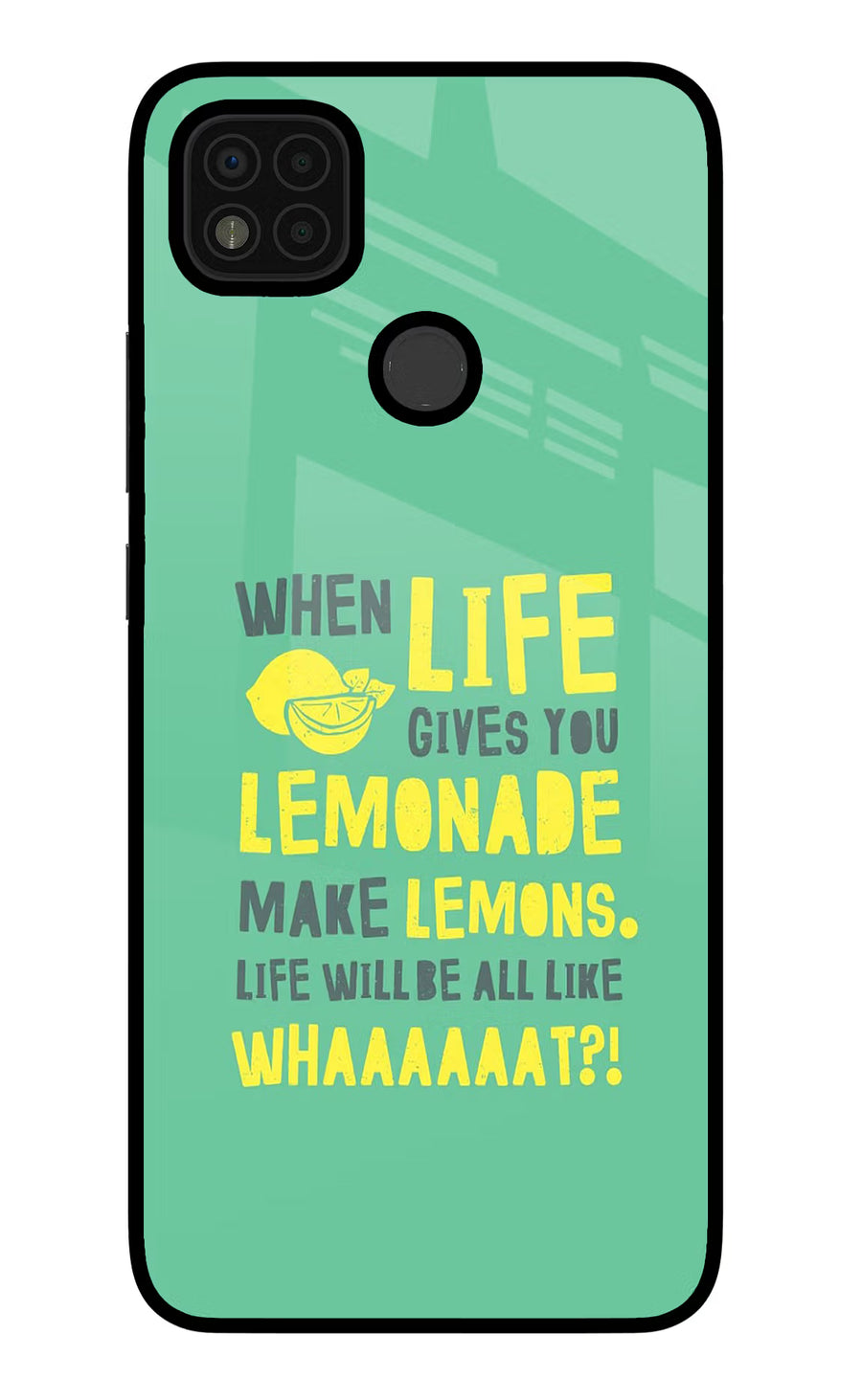 Quote Poco C31 Back Cover, Glass case