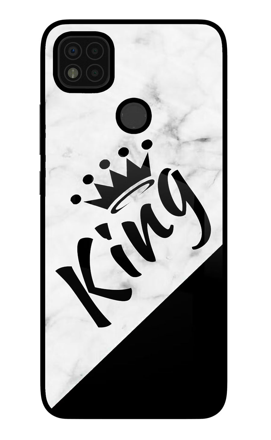 King Poco C31 Back Cover, Glass case