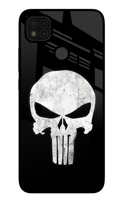 Punisher Skull Poco C31 Glass Case