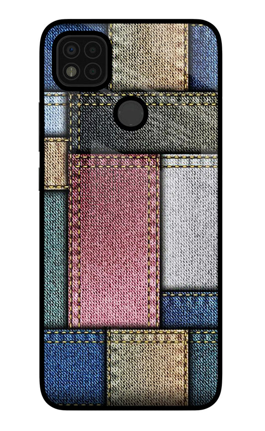 Multicolor Jeans Poco C31 Glass Case