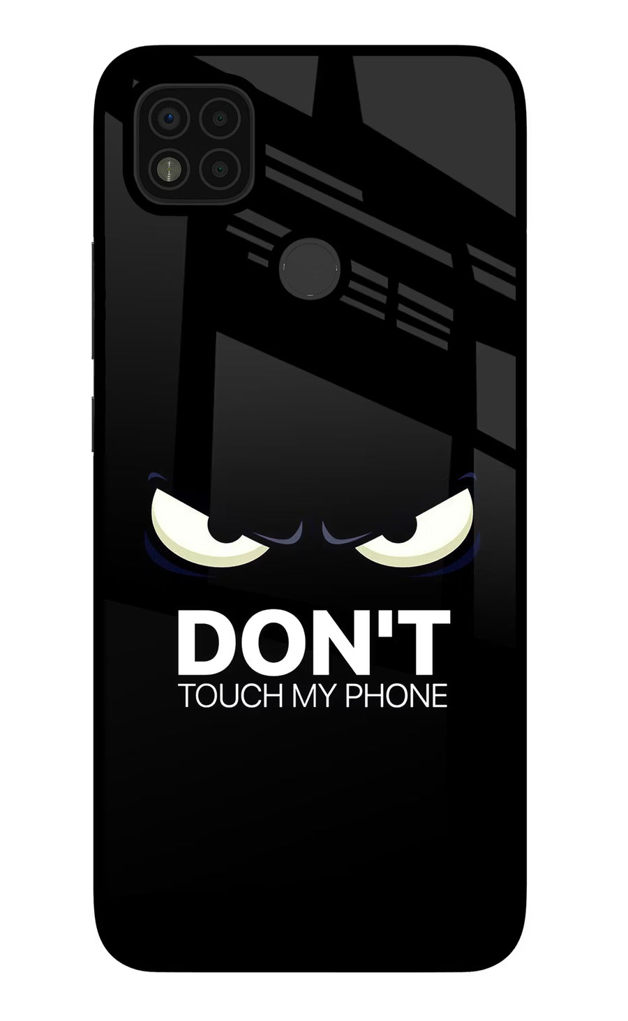 Don'T Touch My Phone Poco C31 Back Cover, Glass case