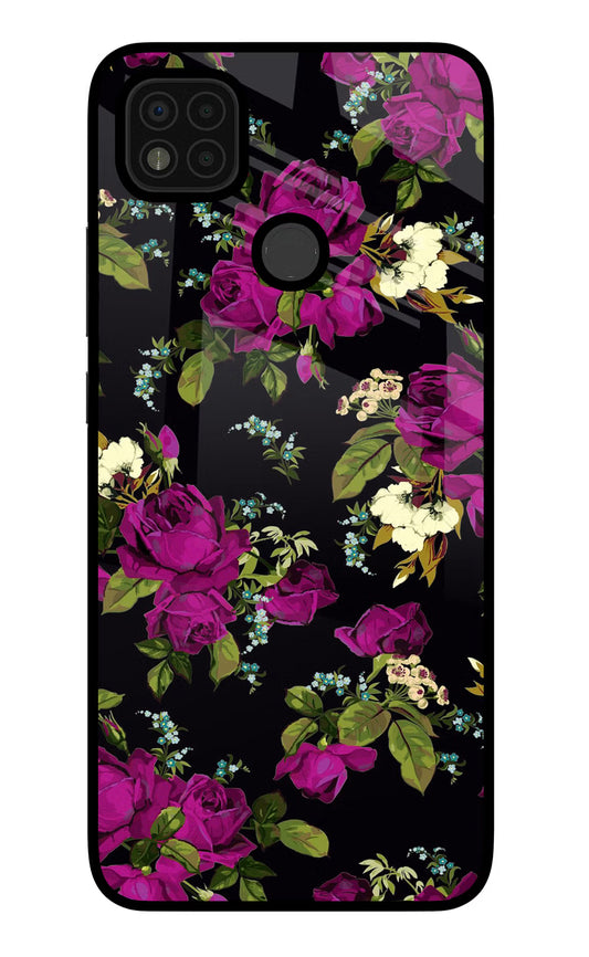 Flowers Poco C31 Glass Case