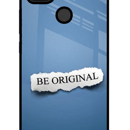Be Original Poco C31 Glass Case Back Cover by Casekaro