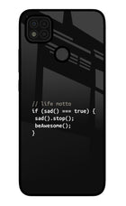 Life Motto Code Poco C31 Glass Case
