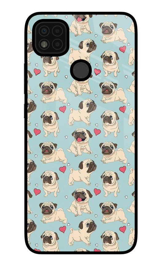 Pug Dog Poco C31 Glass Case