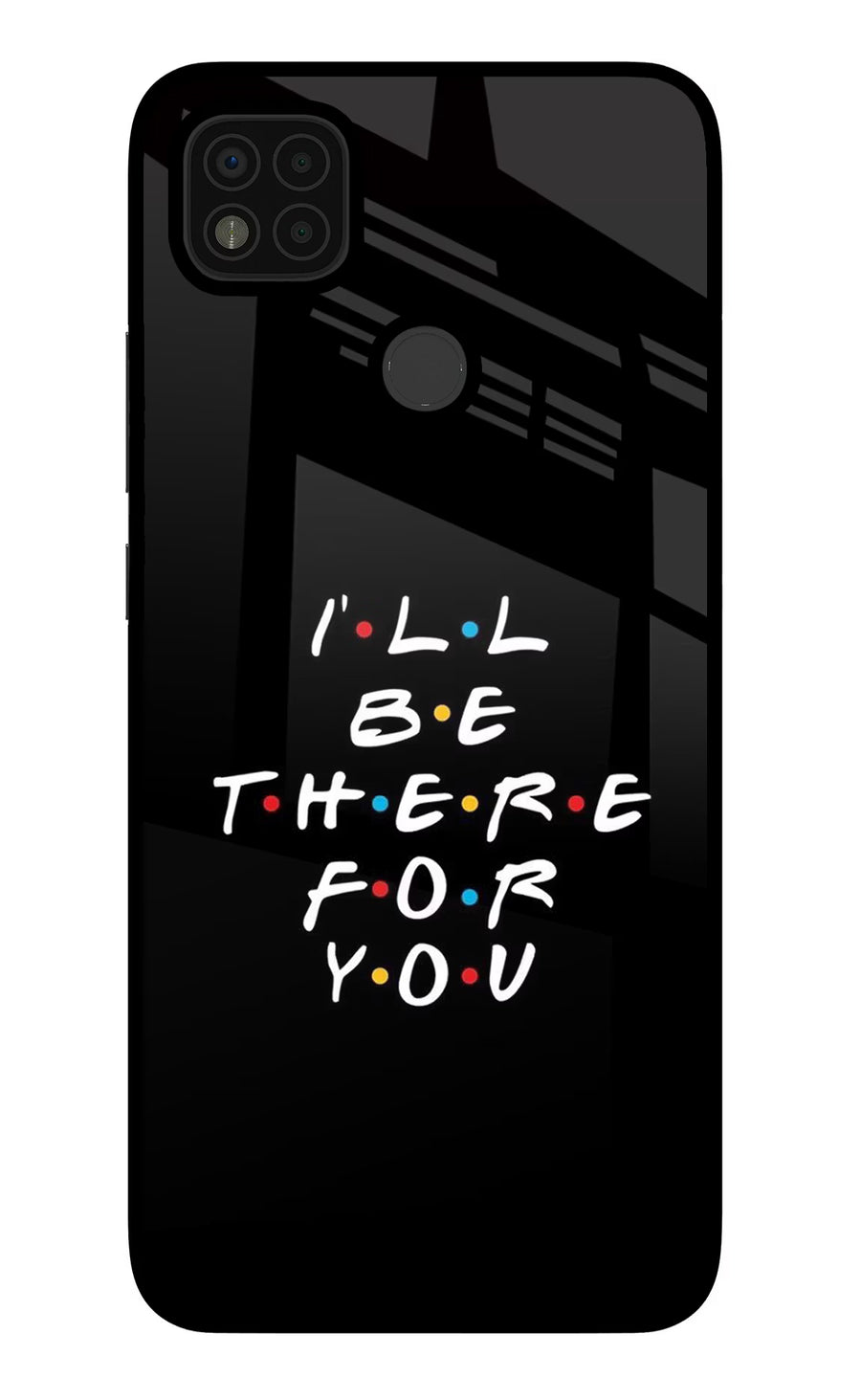 I'll Be There For You Poco C31 Back Cover, Glass case
