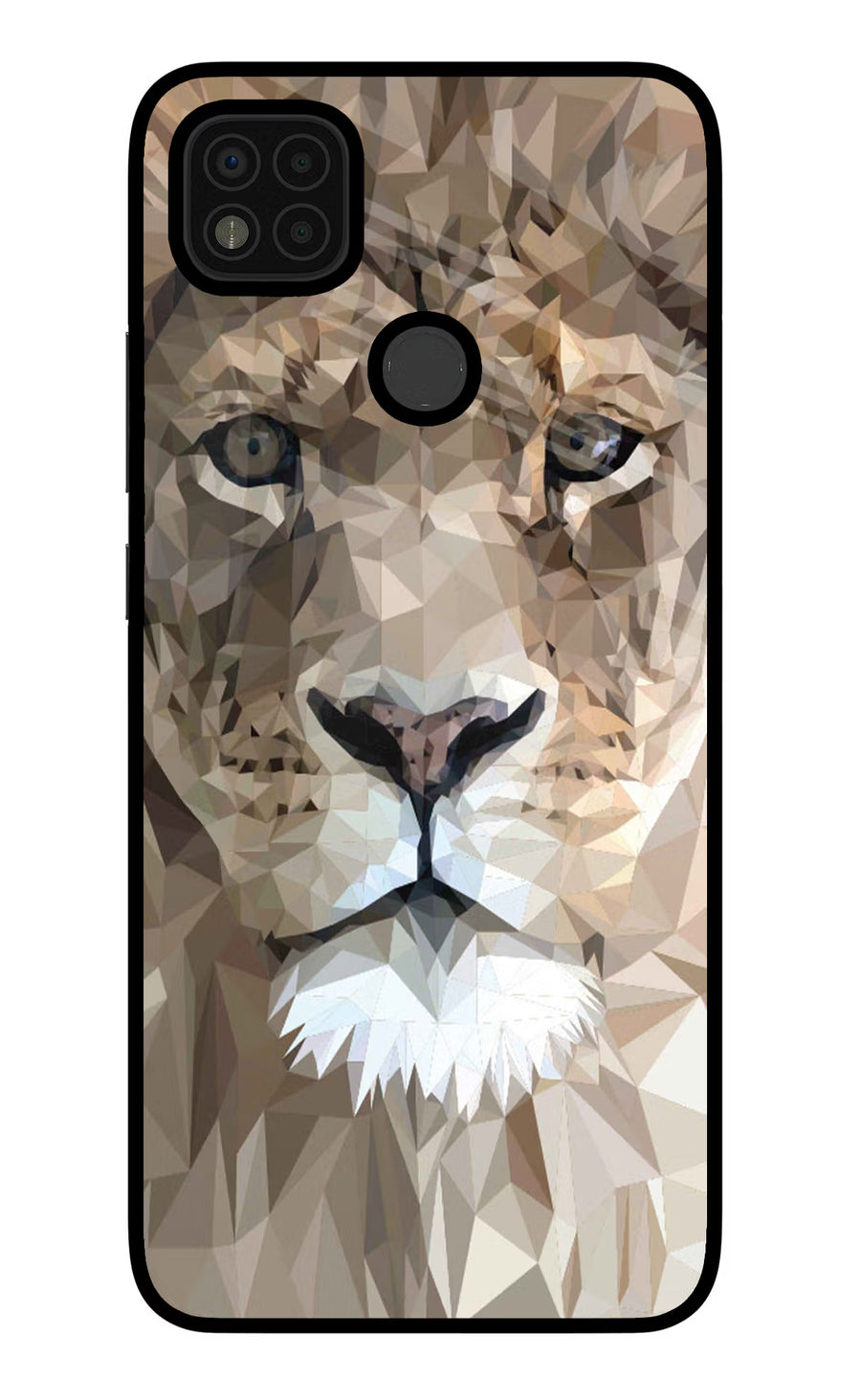Lion Art Poco C31 Back Cover, Glass case