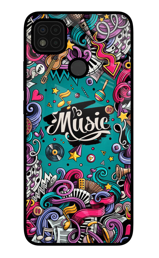 Music Graffiti Poco C31 Glass Case