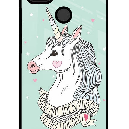 Unicorn Wallpaper Poco C31 Glass Case