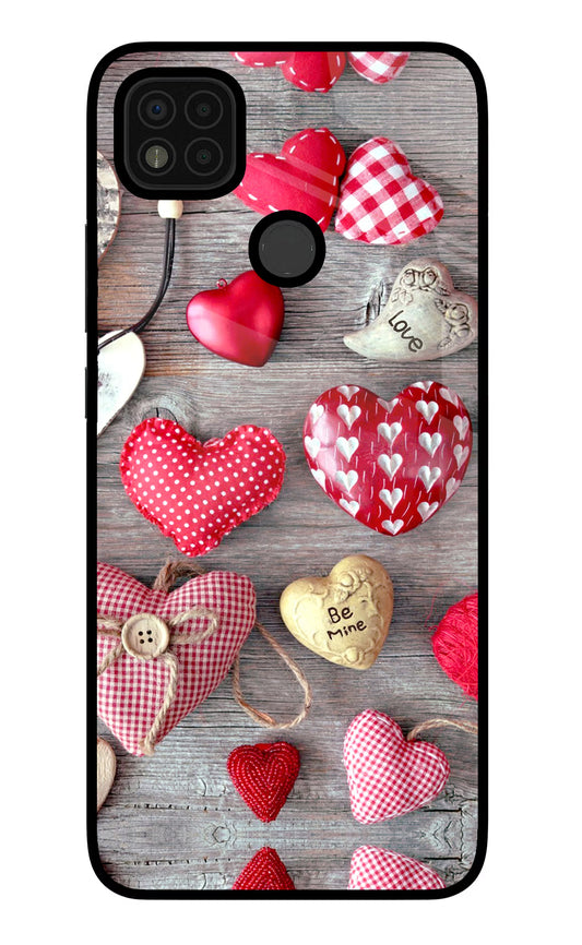 Love Wallpaper Poco C31 Glass Case