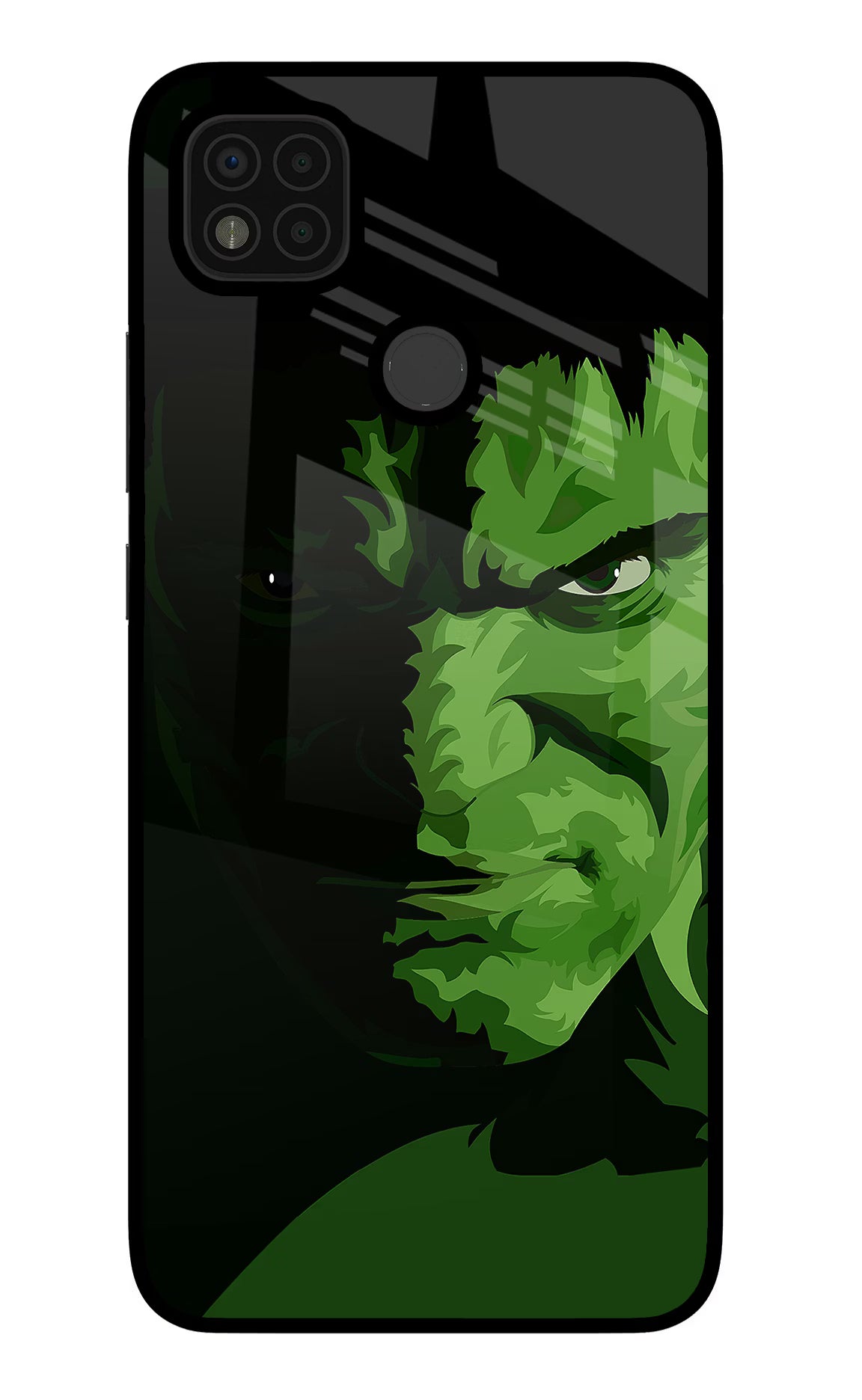 HULK Poco C31 Glass Case Back Cover by Casekaro