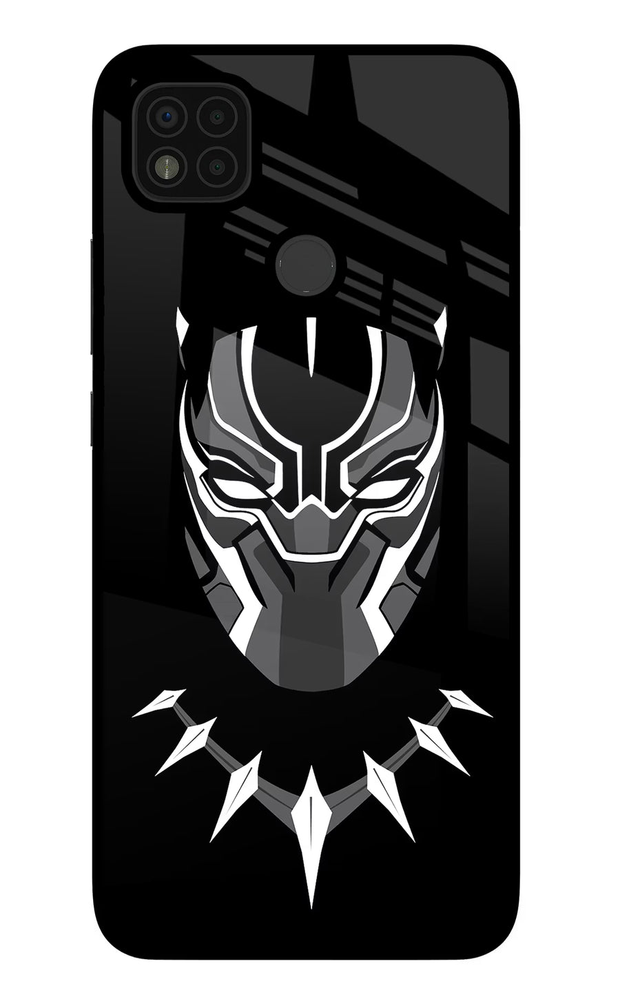 Black Panther Poco C31 Back Cover, Glass case