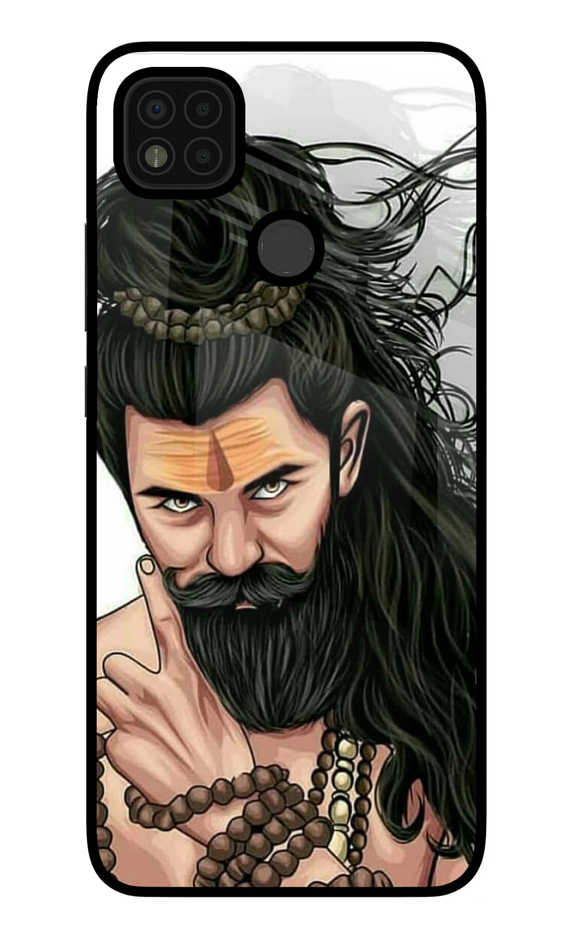Mahadev Poco C31 Glass Case Back Cover by Casekaro
