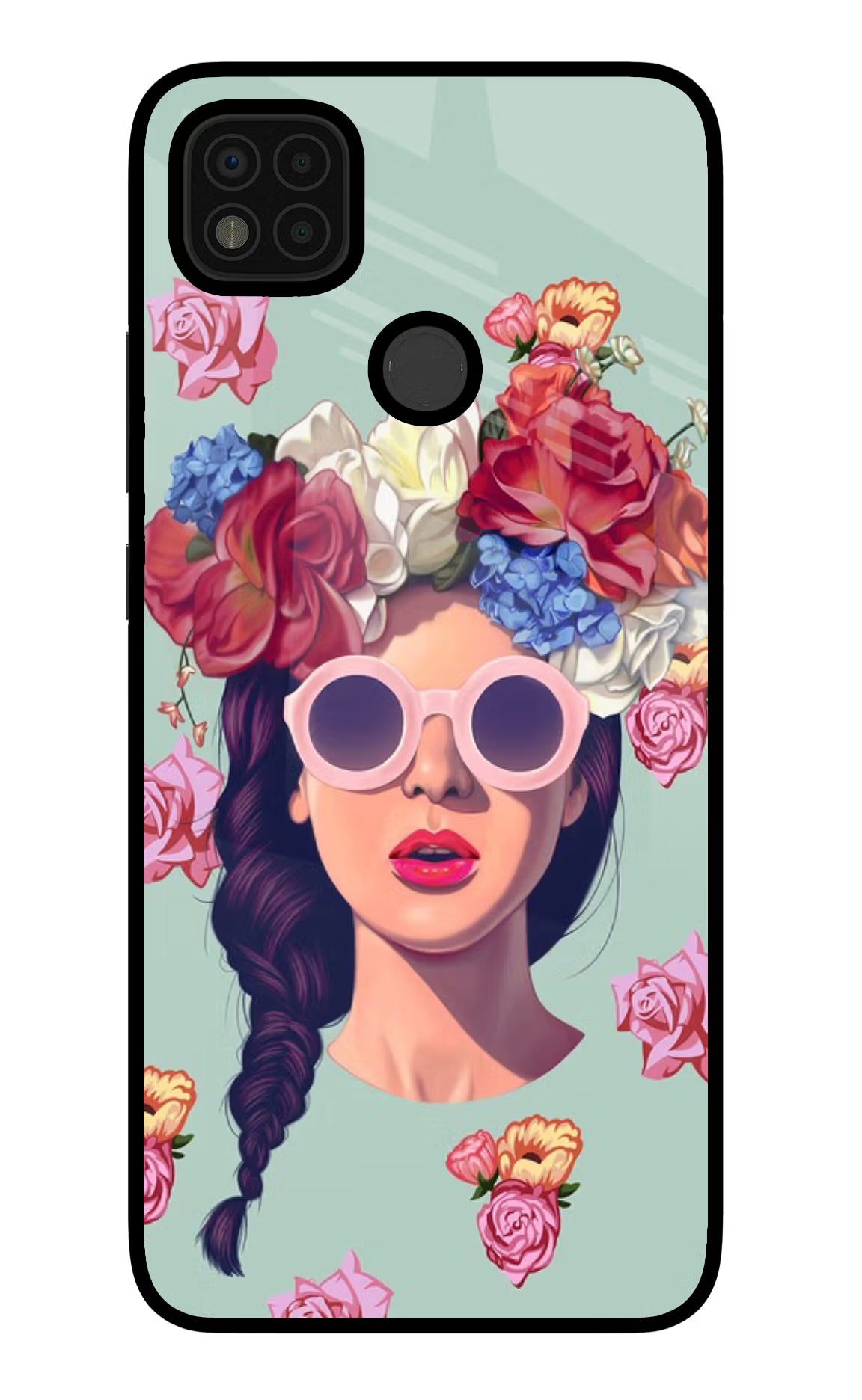 Pretty Girl Poco C31 Glass Case