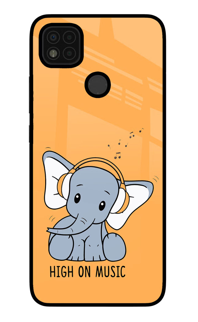 High On Music Poco C31 Glass Case