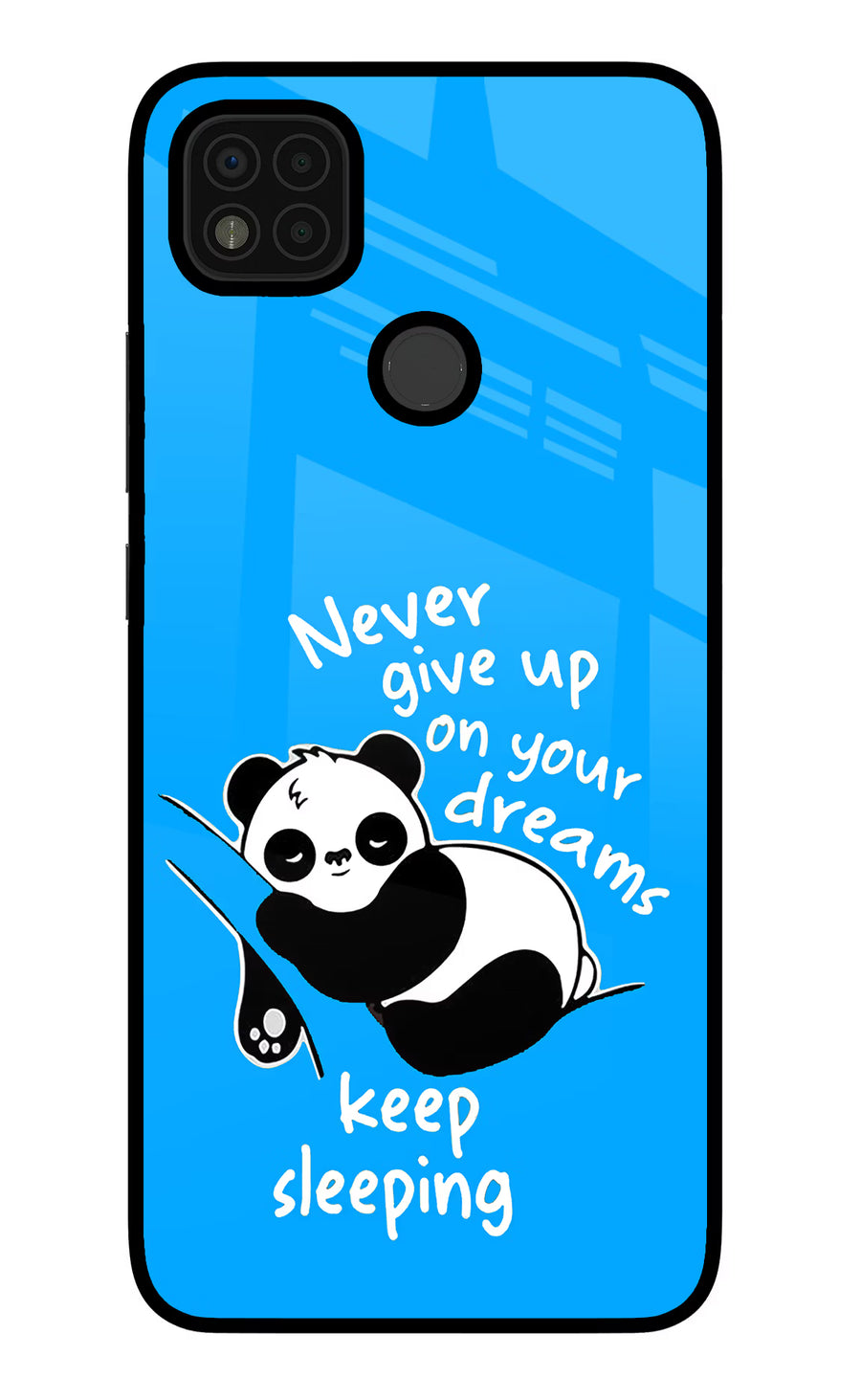 Keep Sleeping Poco C31 Back Cover, Glass case